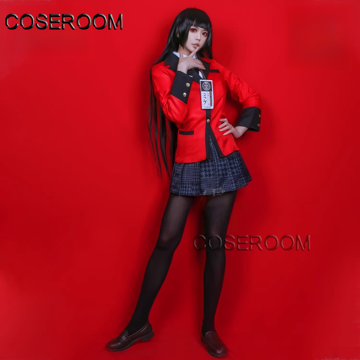 Anime Cosplay Kakegurui - Anime Kakegurui Compulsive Gambler Jabami Yumeko