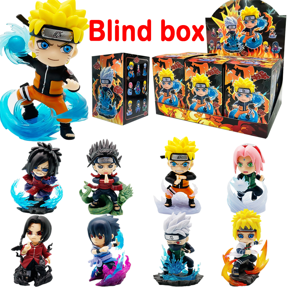 Anime Cosplay Naruto - 1-9pcs Naruto blind box Figures Model