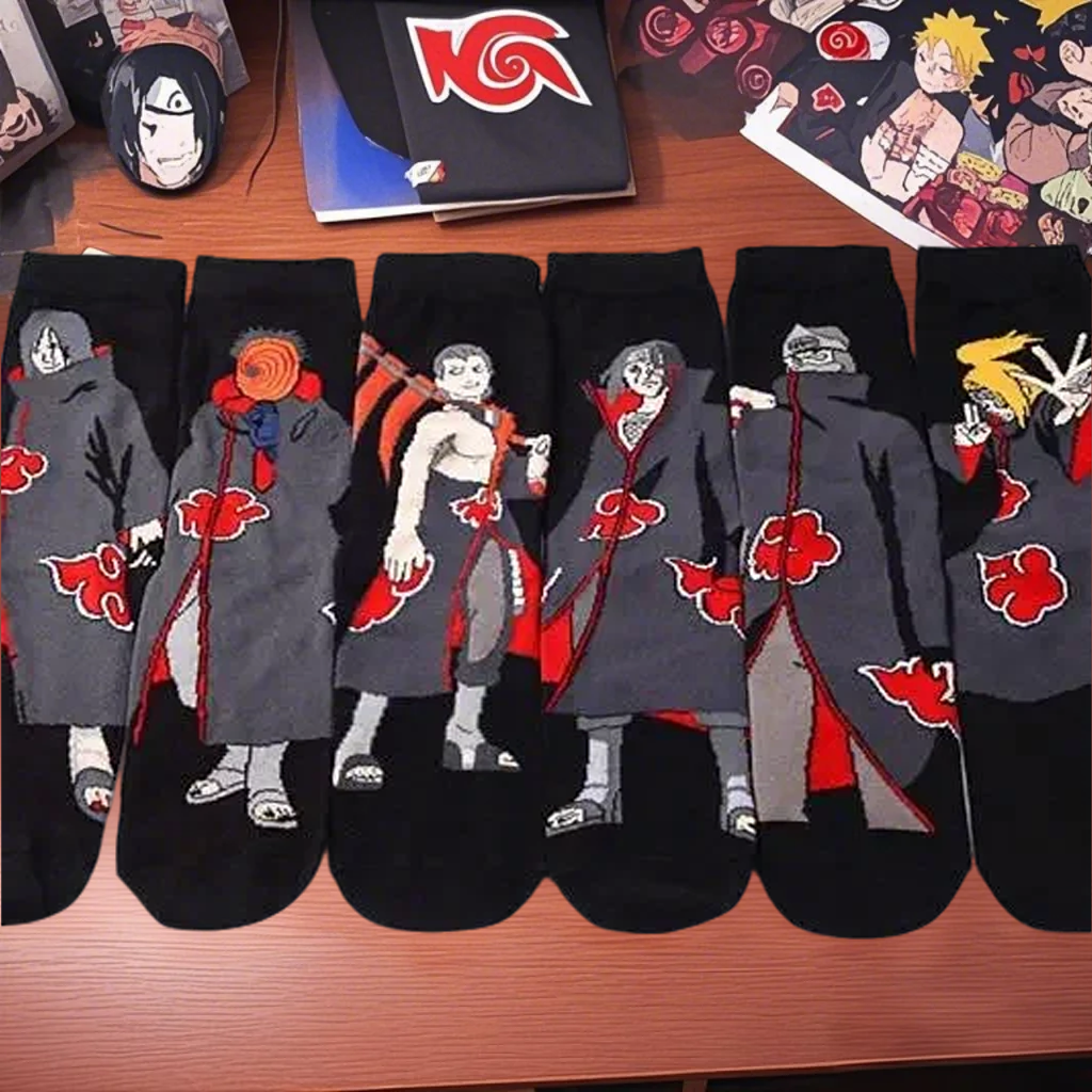 Anime Cosplay Naruto - 1/6 Pairs New Anime Fashion Men's