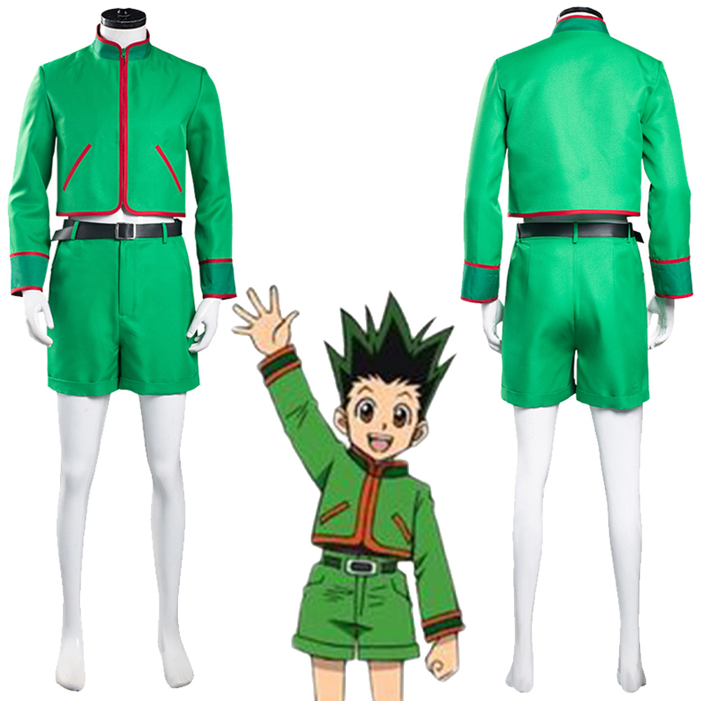 Hunter X Hunter Uniform - Gon Freecss Adult Kids Cosplay Costume