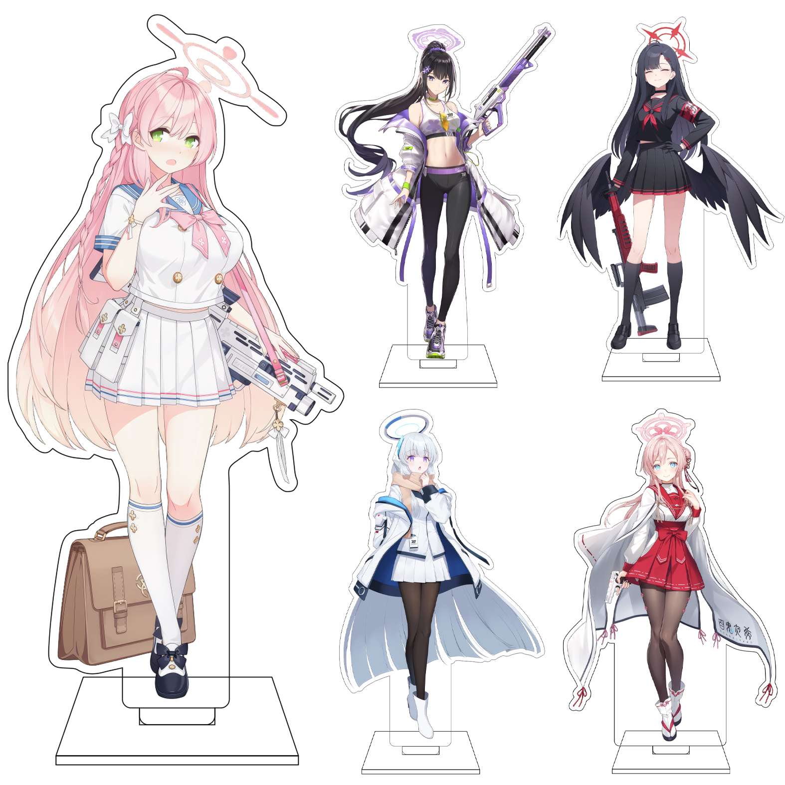 Anime Cosplay Roleplay - 16CM Anime Blue Archive Cosplay Acrylic