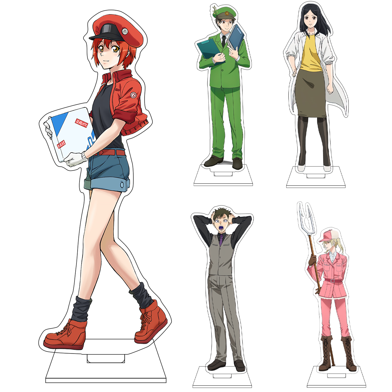 Anime Cosplay In Japan - 16CM Anime Cells at Work! Cosplay