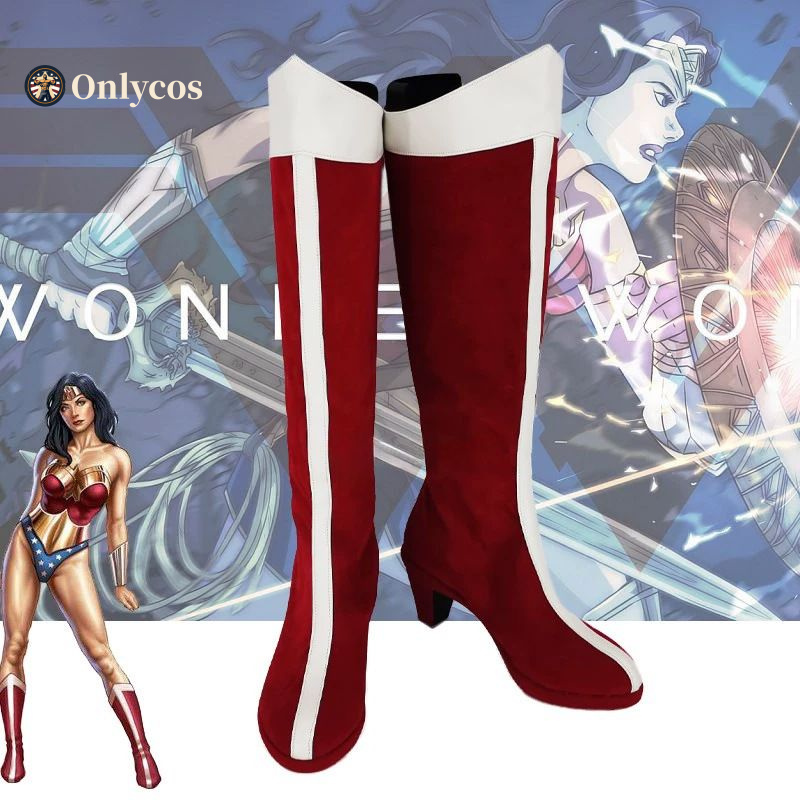 Anime Cosplay Women - Wonder Cosplay Woman Shoes Halloween Party