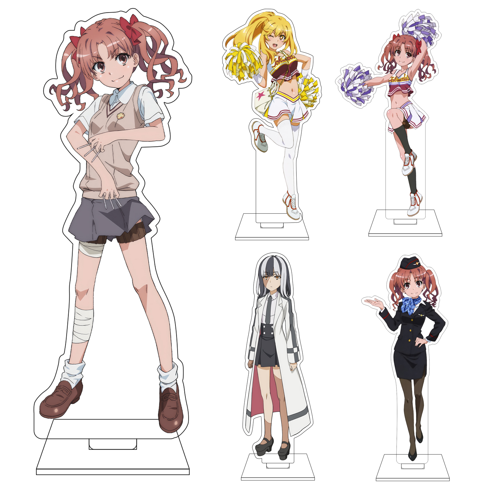 Anime Cosplay Roleplay - 16CM Anime Misaka Mikoto Cosplay Acrylic