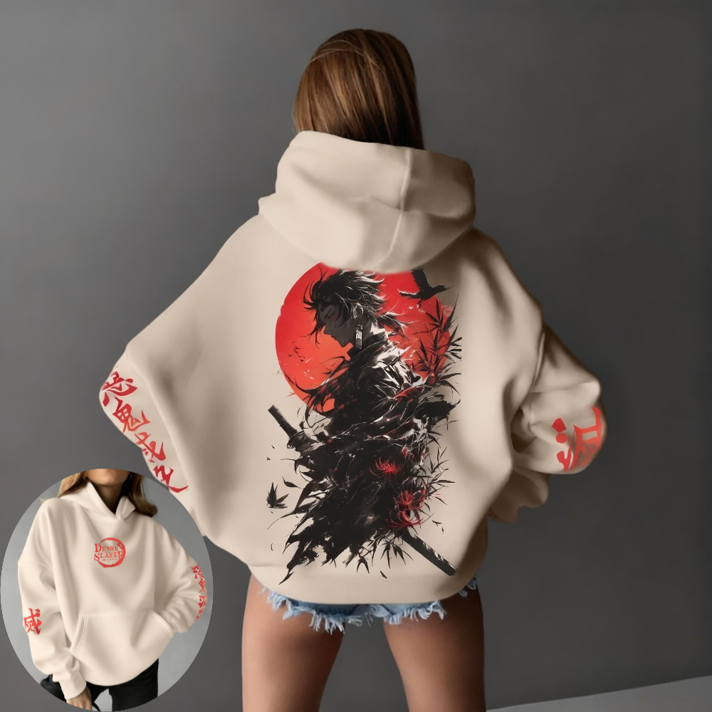 Anime Cosplay Tanjiro - Demon Slayer Men's and Women's Hoodie