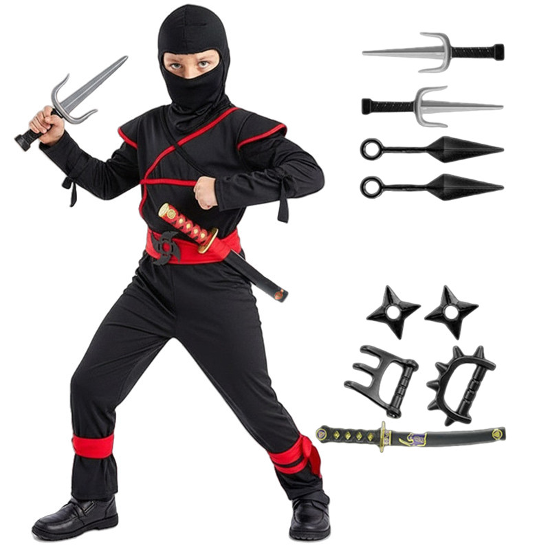 Anime Cosplay Event - Japanese Samurai Costume for Kids Ninja