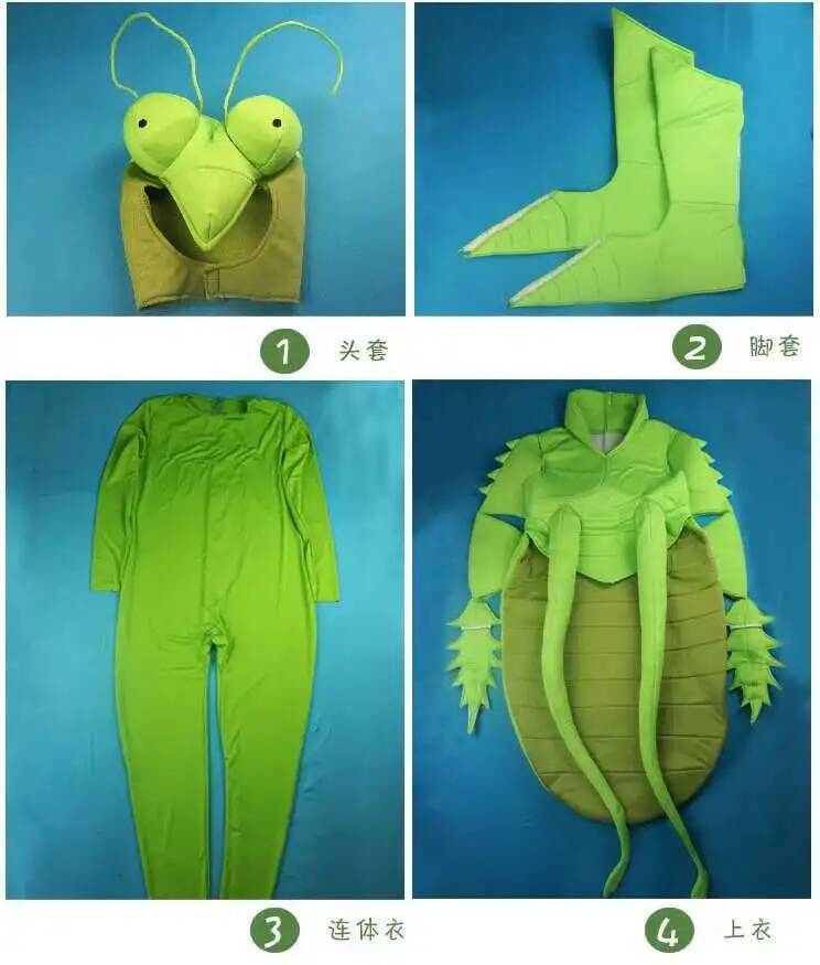 Adult Halloween Green Cricket  - Anime Cosplay Characters ulasan dan harga