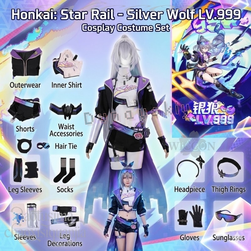 Anime Game Honkai：Star Rail Co - Anime Cosplay Bikini ulasan dan harga