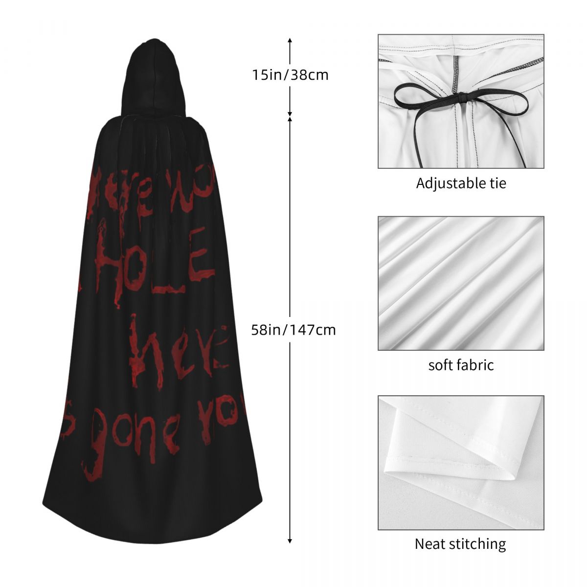 There Was A Hole Here. It's Go - Anime Cosplay Quotes ulasan dan harga