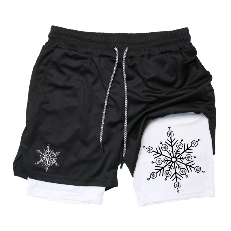 Akaza Men's 2-in-1 Shorts cott - Anime Cosplay Naruto ulasan dan harga