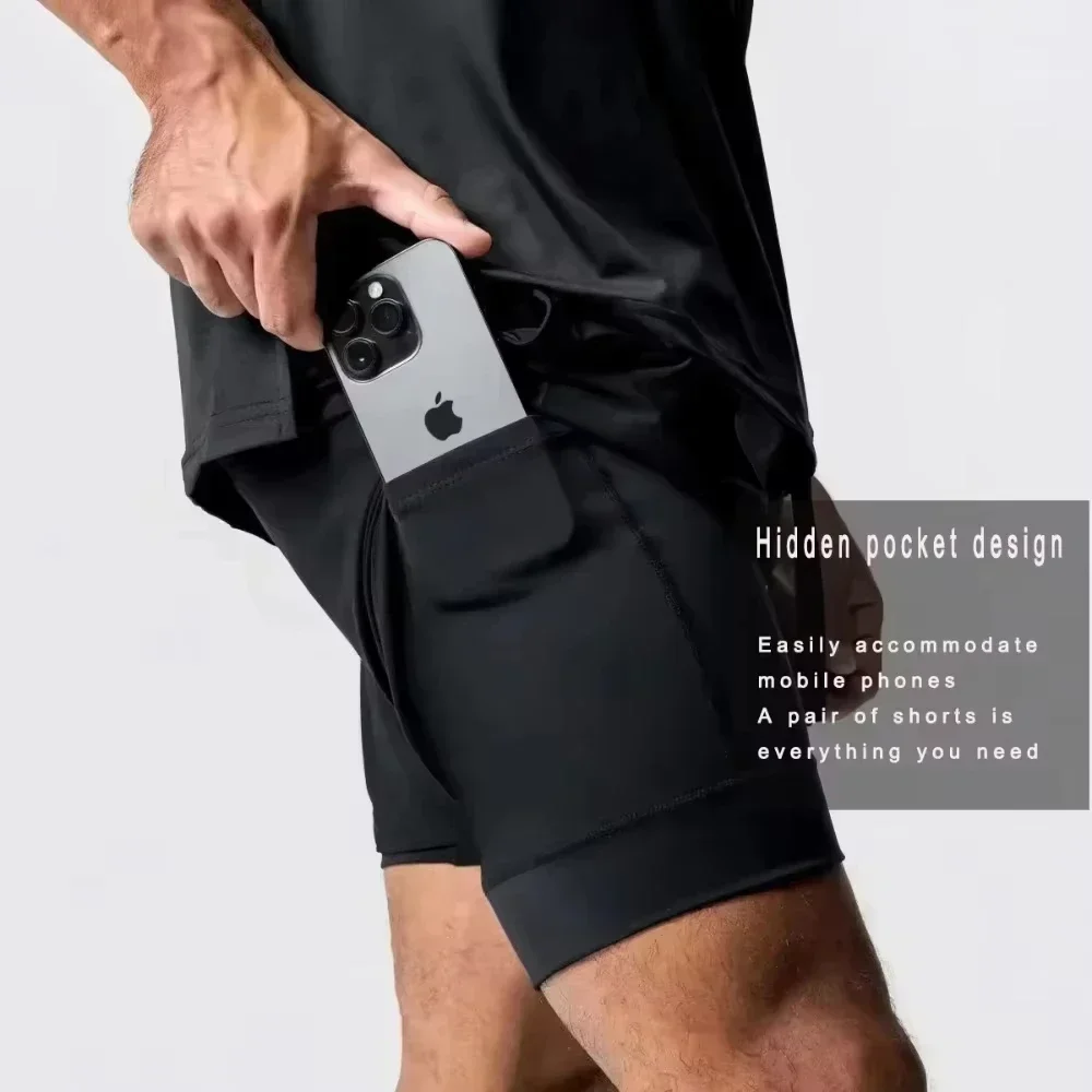 Akaza Men's 2-in-1 Shorts cott - Anime Cosplay Naruto ulasan dan harga