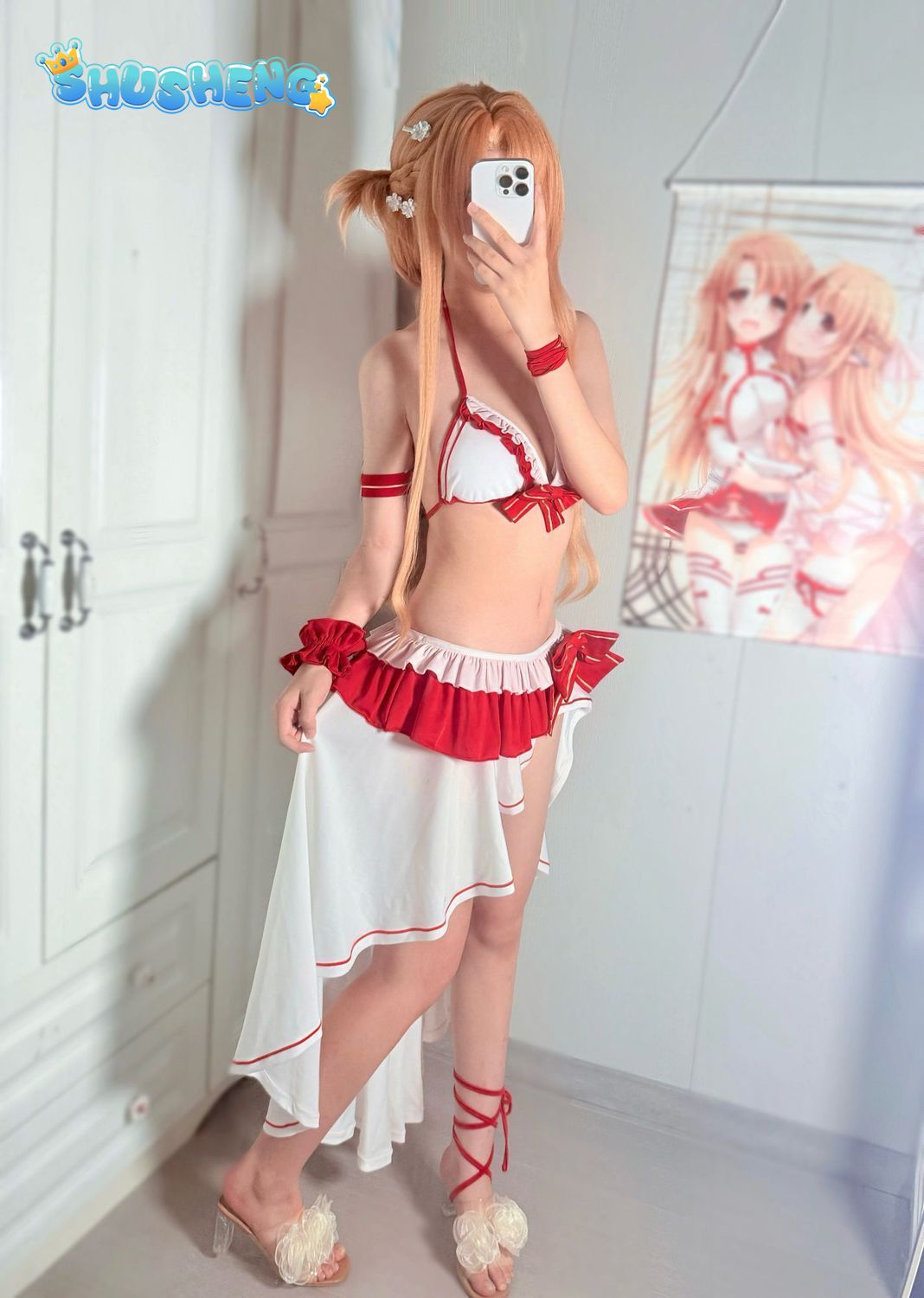 Yuuki Asuna Cosplay Costume An - Anime Cosplay Event ulasan dan harga