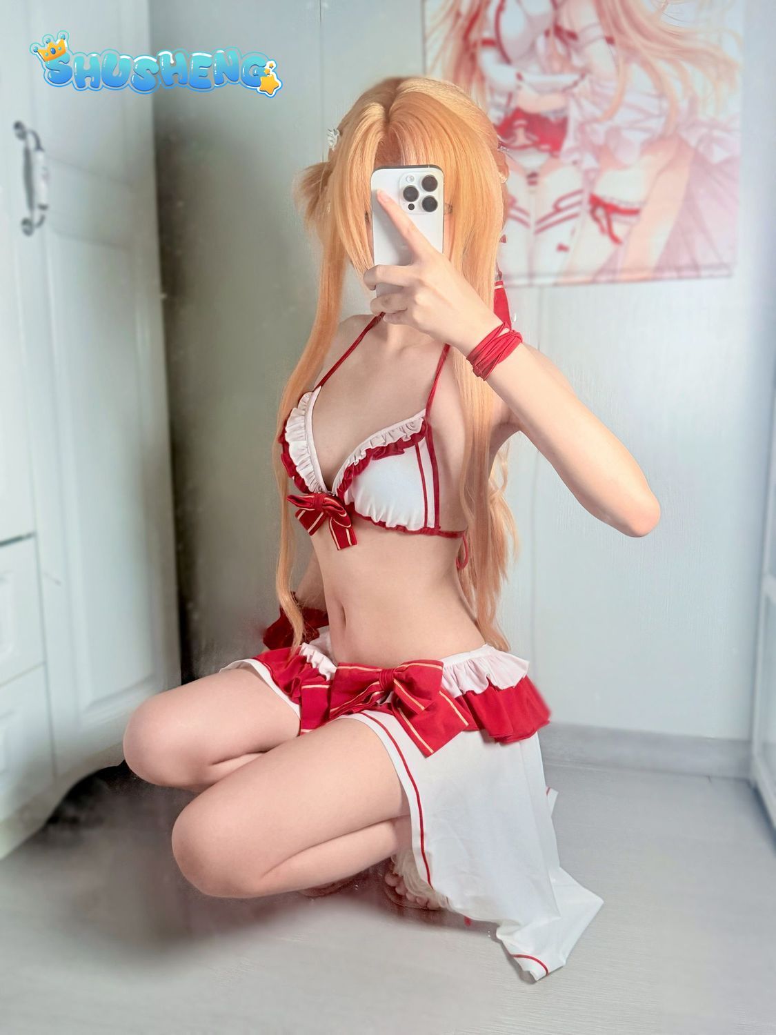 Yuuki Asuna Cosplay Costume An - Anime Cosplay Event ulasan dan harga