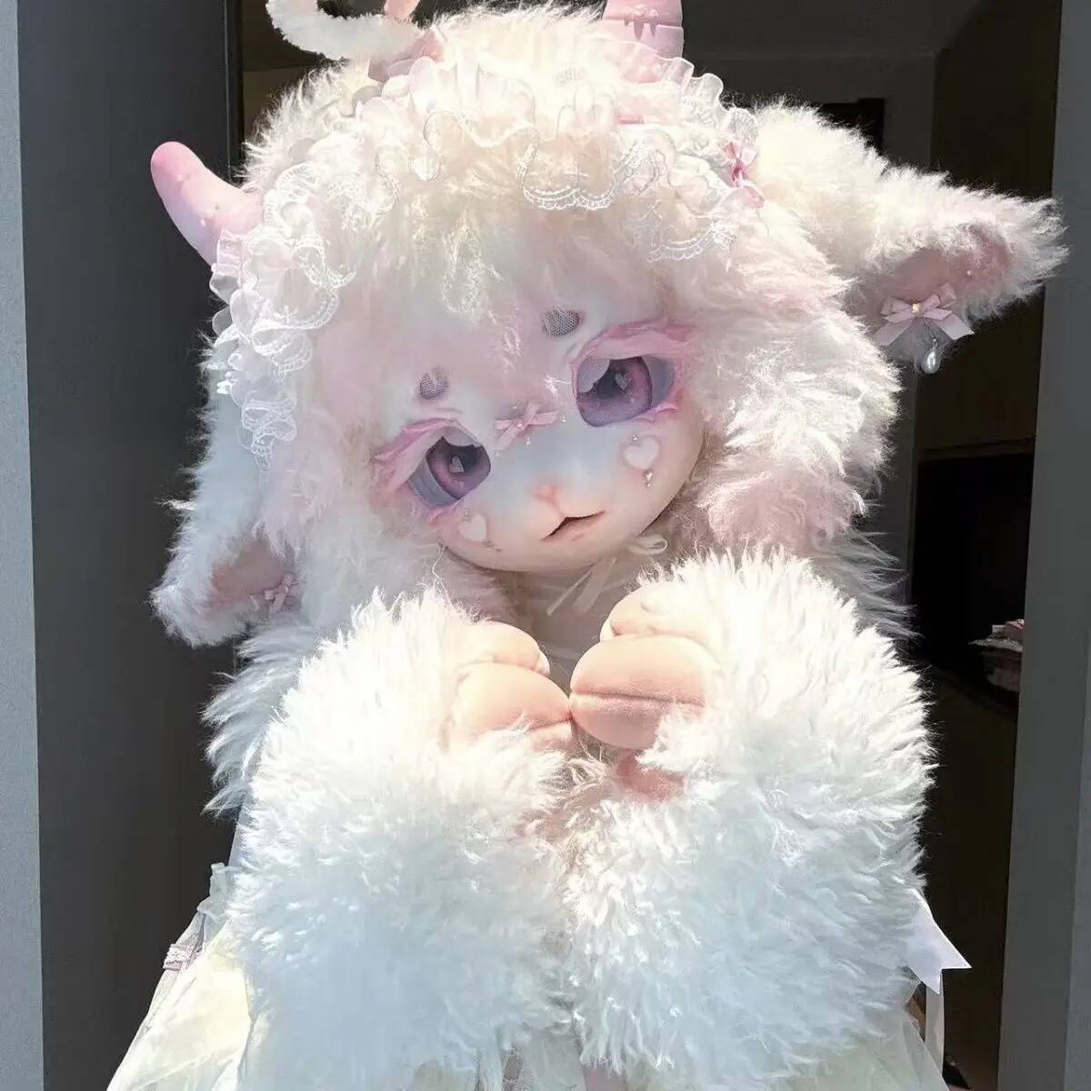 Handmade Kig Fursuit Head, Cut - Anime Cosplay Female Characters ulasan dan harga