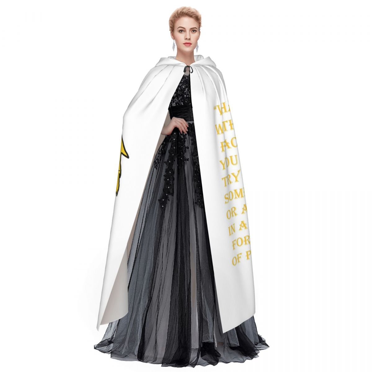 Qibli Quote Long Hooded Cloak  - Anime Cosplay Quotes ulasan dan harga