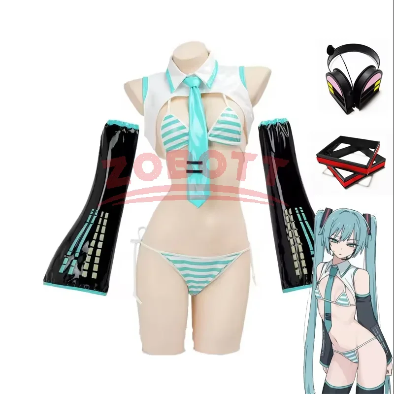Anime Miku Cosplay Miku Formul - Anime Cosplay Bikini ulasan dan harga