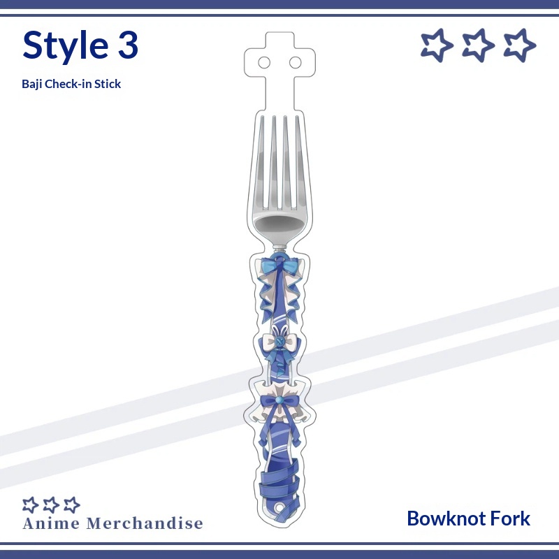 Anime Acrylic Bowknot Fork Sha - Anime Cosplay Photo ulasan dan harga