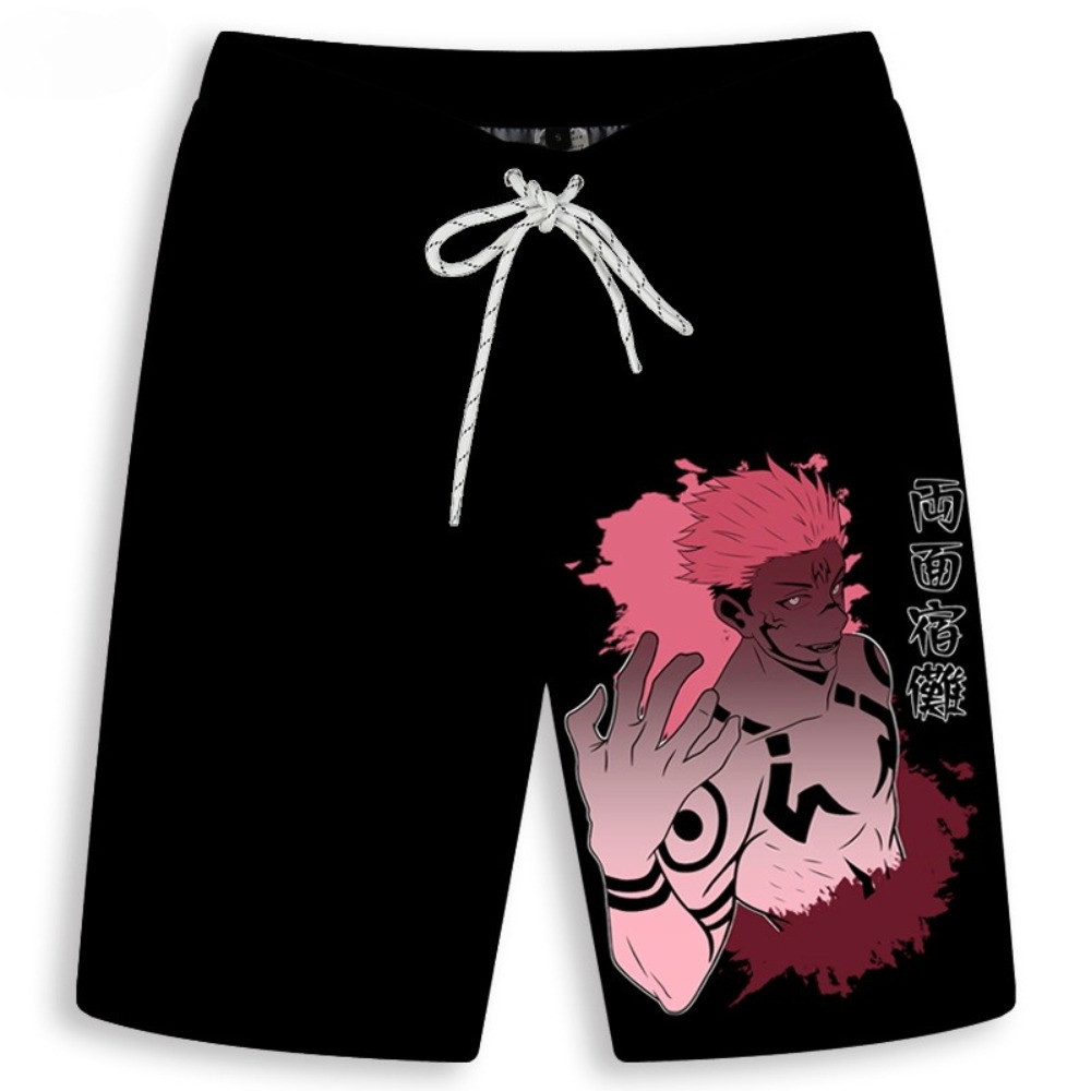 Men's Gojo Satoru Printed Shor - Anime Cosplay Naruto ulasan dan harga