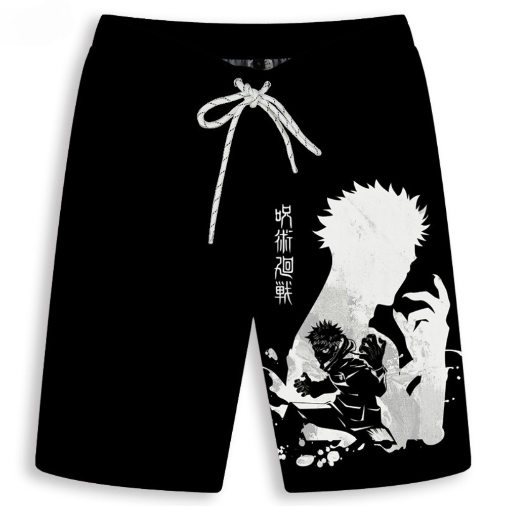Men's Gojo Satoru Printed Shor - Anime Cosplay Naruto ulasan dan harga