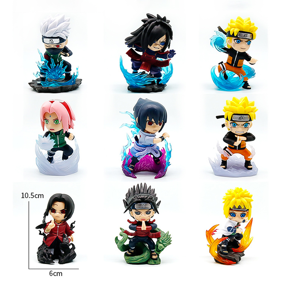 1-9pcs Naruto blind box Figure - Anime Cosplay Naruto ulasan dan harga