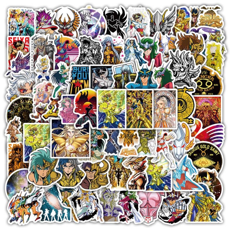 101Pcs Saint Seiya Anime Stick - Anime Cosplay Characters ulasan dan harga