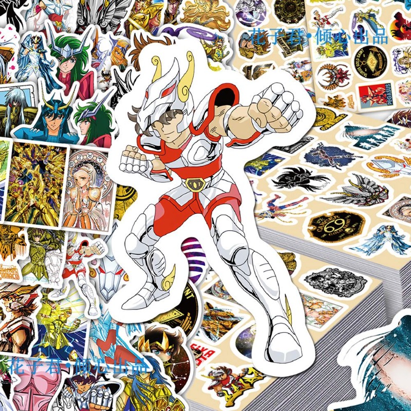 101Pcs Saint Seiya Anime Stick - Anime Cosplay Characters ulasan dan harga