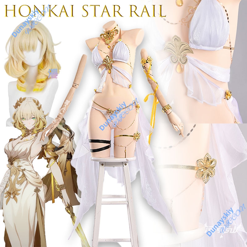 Honkai Star Rail Aglaea Inspir - Anime Cosplay Bikini ulasan dan harga