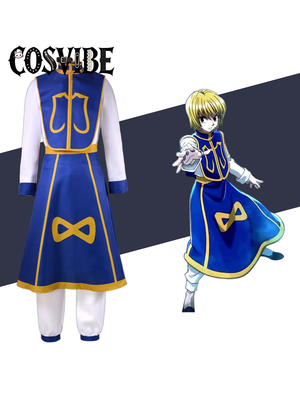Hunter x Hunter Kurapika Cospl - Hunter X Hunter Uniform ulasan dan harga