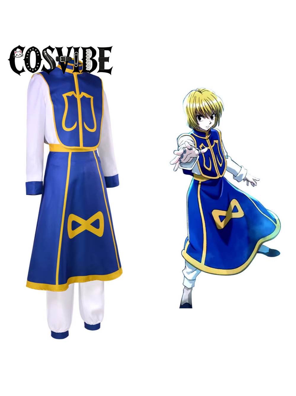 Hunter x Hunter Kurapika Cospl - Hunter X Hunter Uniform ulasan dan harga