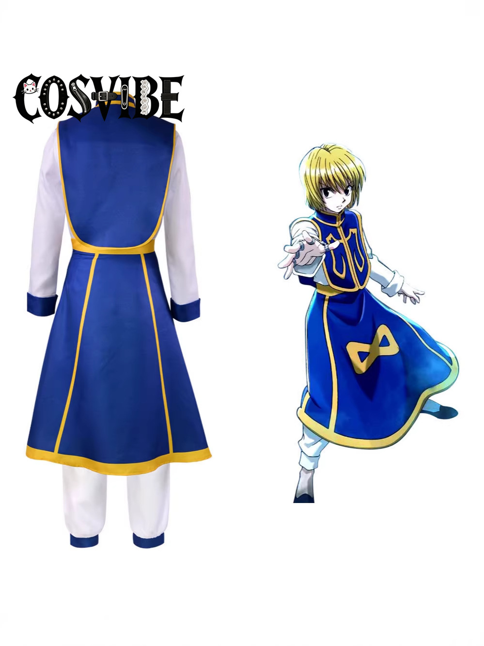 Hunter x Hunter Kurapika Cospl - Hunter X Hunter Uniform ulasan dan harga