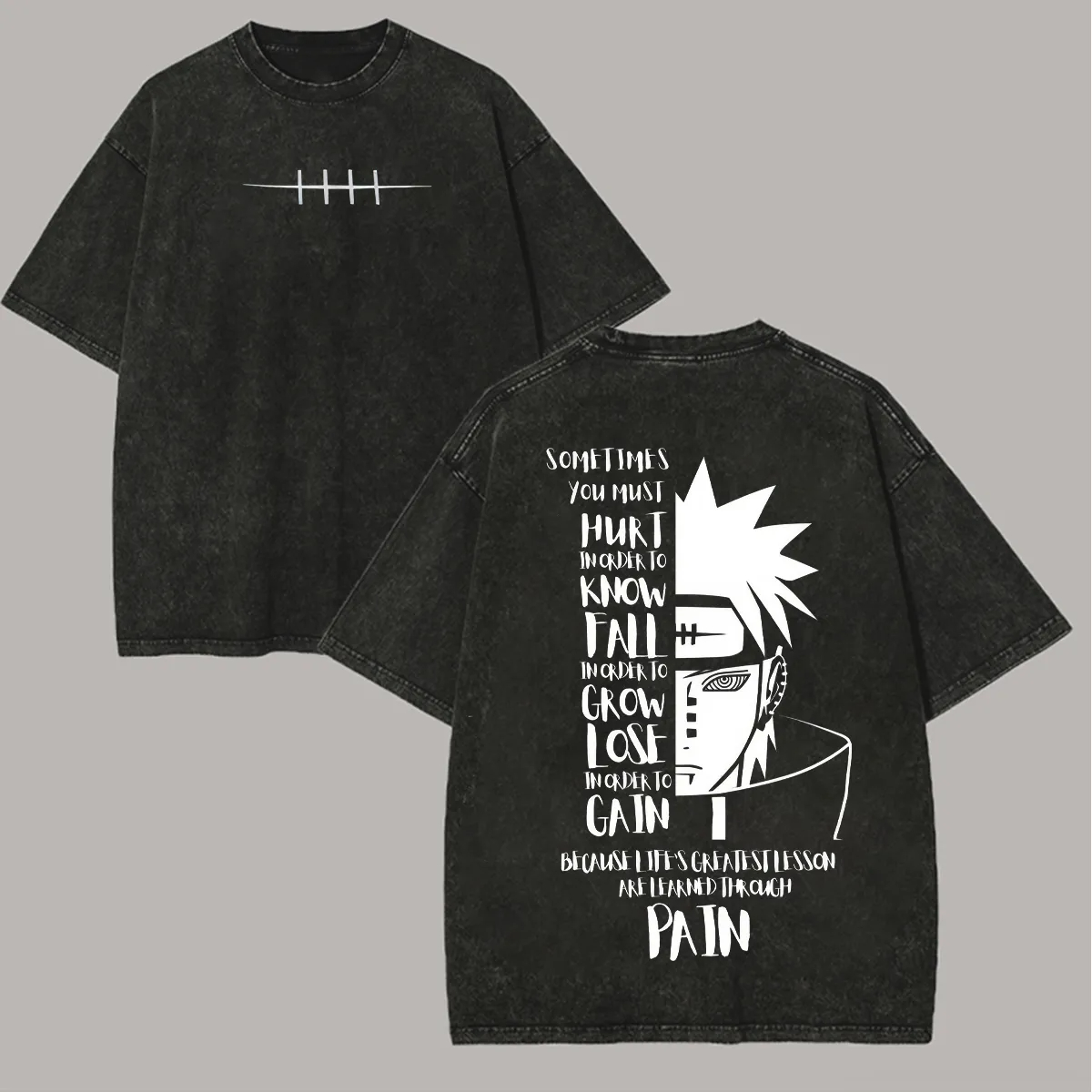 Pain T Shirt Naruto Men Acid W - Anime Cosplay Quotes ulasan dan harga