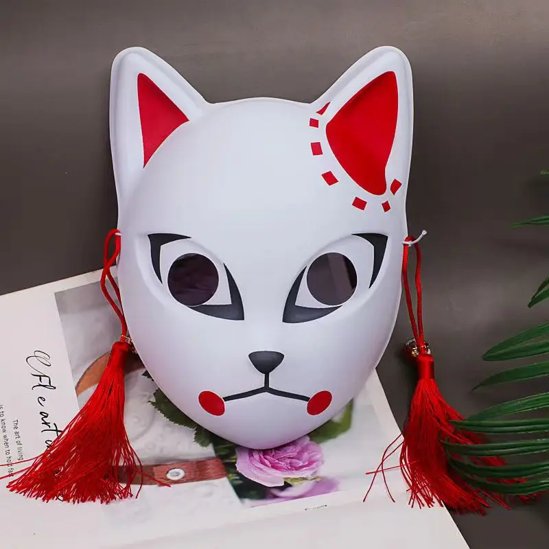 Japanse Anime Demon Vossenmask - Anime Cosplay Tanjiro ulasan dan harga