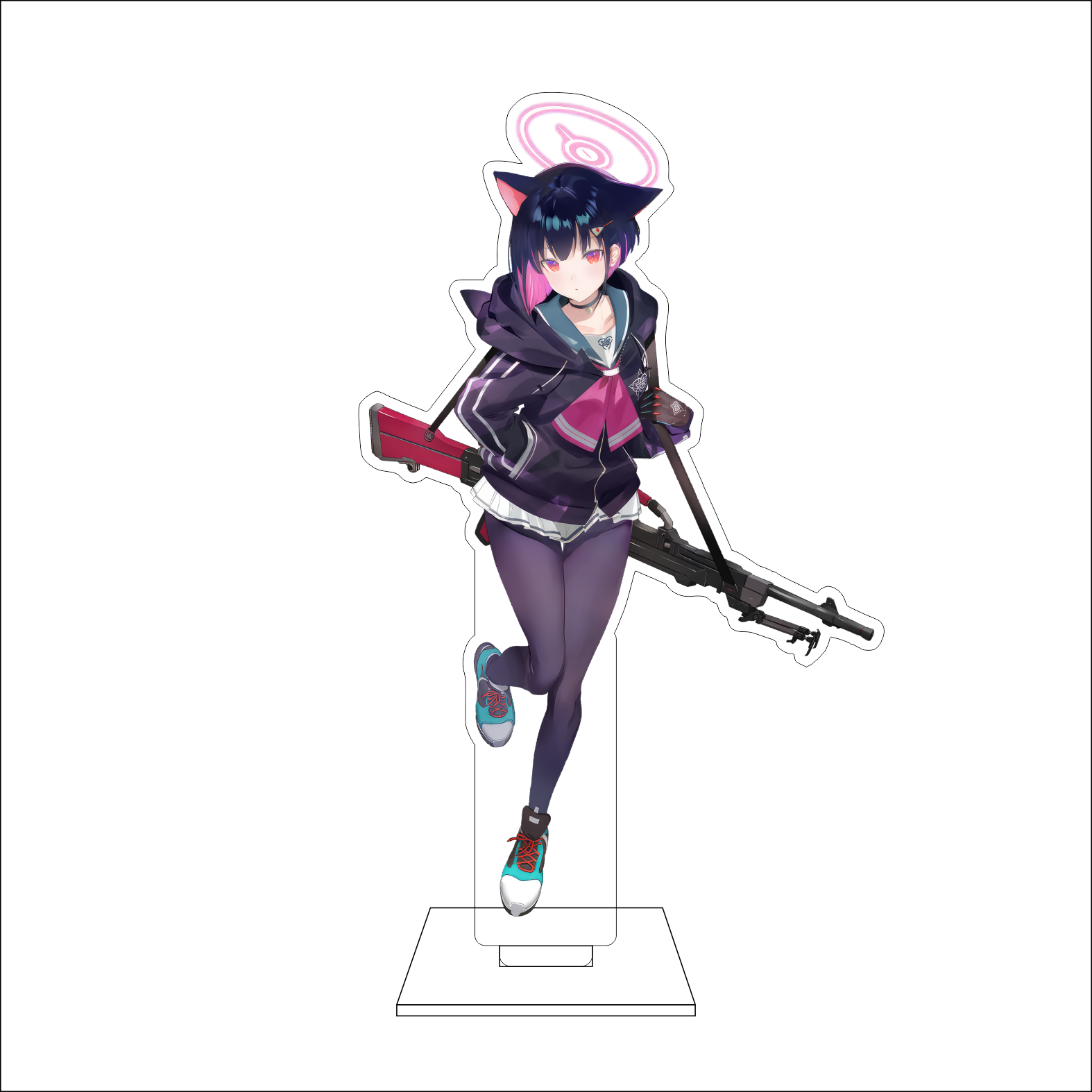 16CM Anime Blue Archive Cospla - Anime Cosplay Roleplay ulasan dan harga