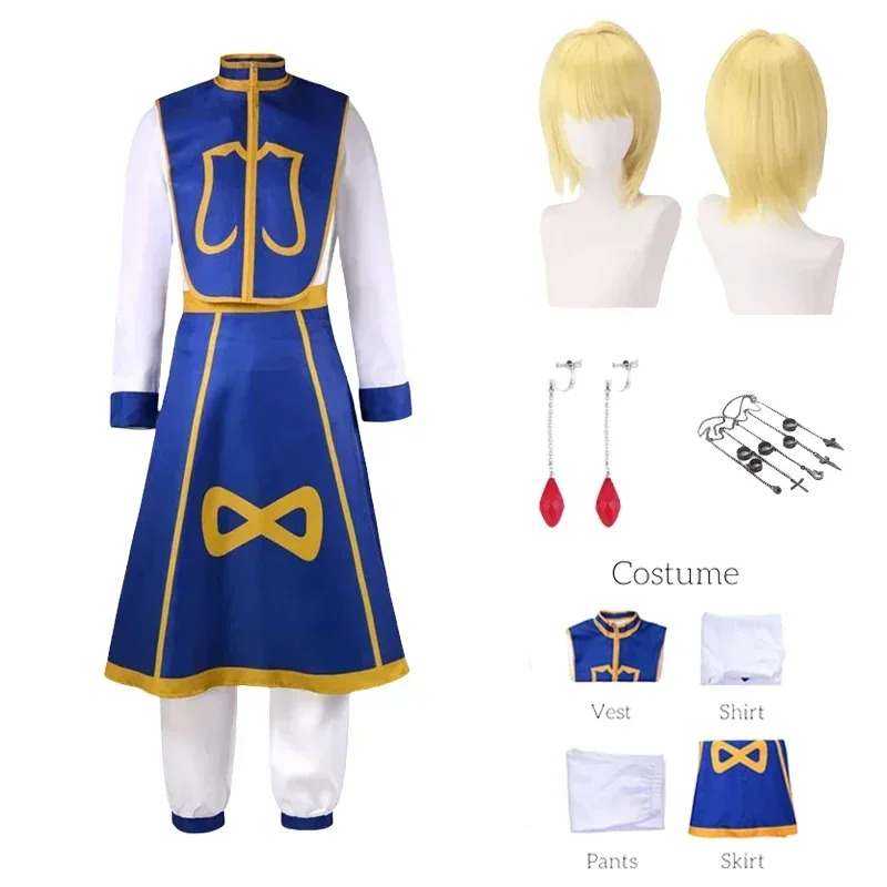 Manga x Hunter Kurapika Cospla - Hunter X Hunter Uniform ulasan dan harga