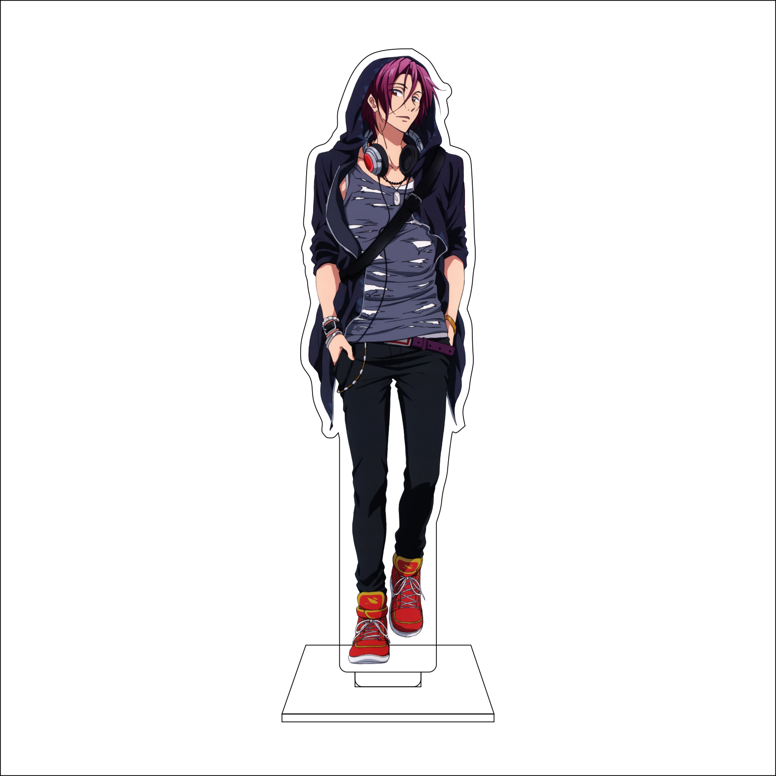 16CM Anime Free! Cosplay Acryl - Anime Cosplay Roleplay ulasan dan harga