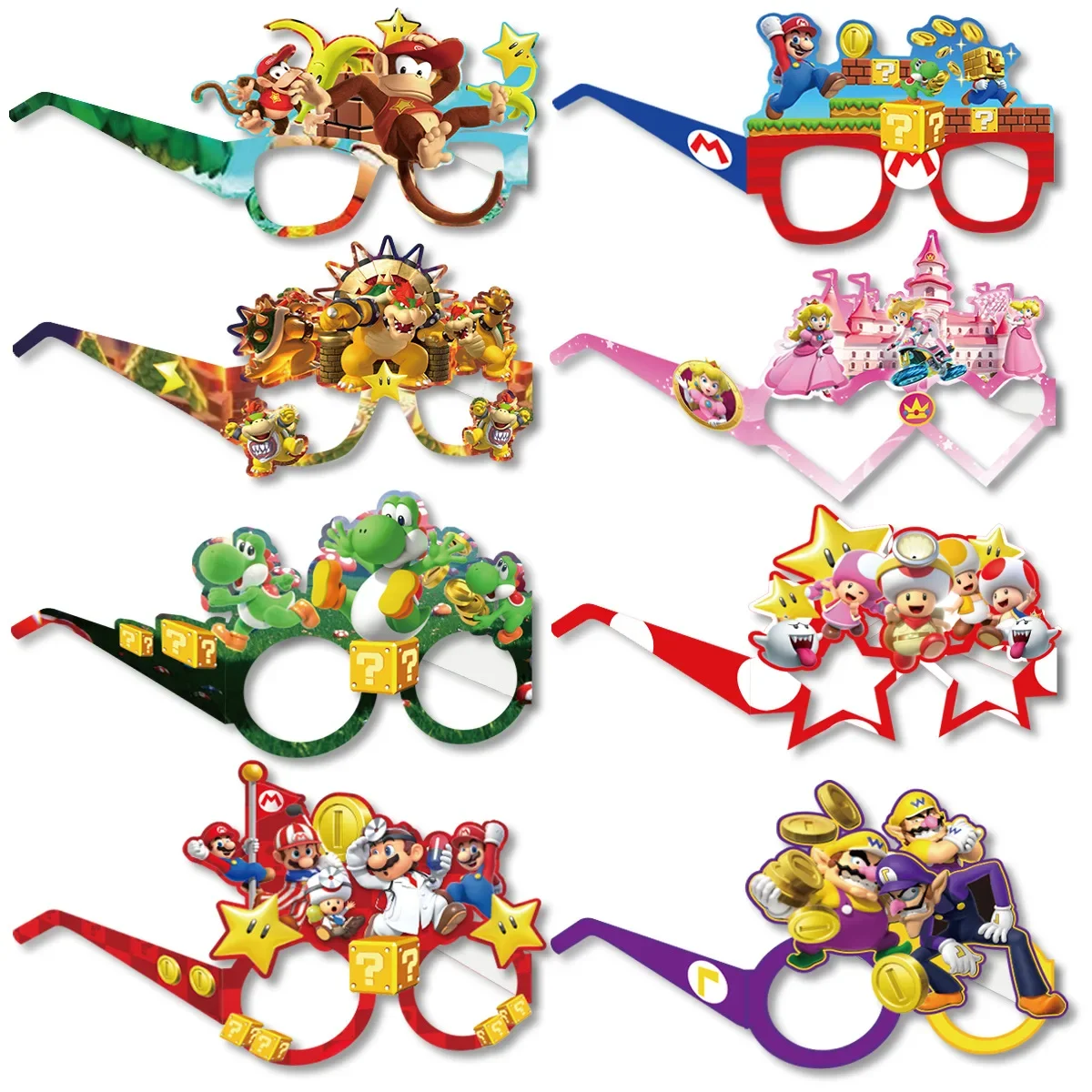 8pcs Kids Spectacles Decoratio - Anime Cosplay Photo ulasan dan harga