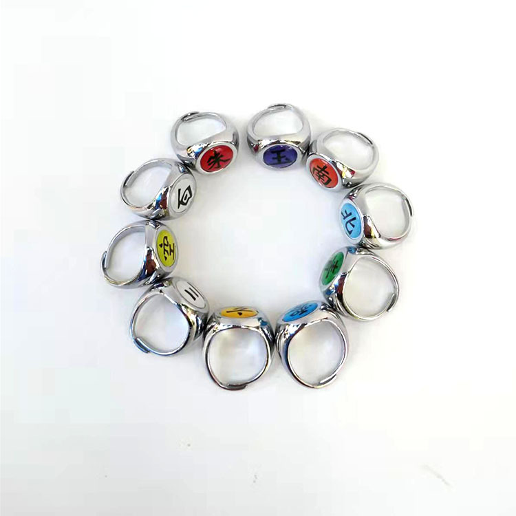 Hot Anime Accessories Ring Aka - Anime Cosplay Naruto ulasan dan harga