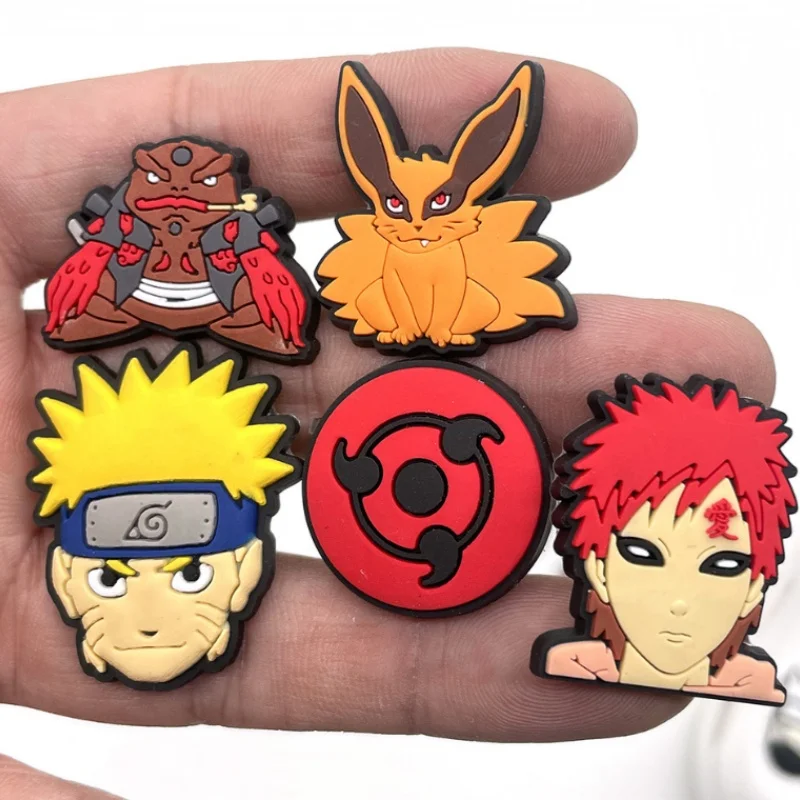 Random 5/10/20PCS Shoe Decorat - Anime Cosplay Naruto ulasan dan harga