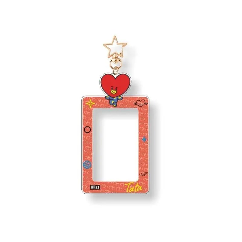 Kawaii BT21 Card Holder Keycha - Anime Cosplay Photo ulasan dan harga