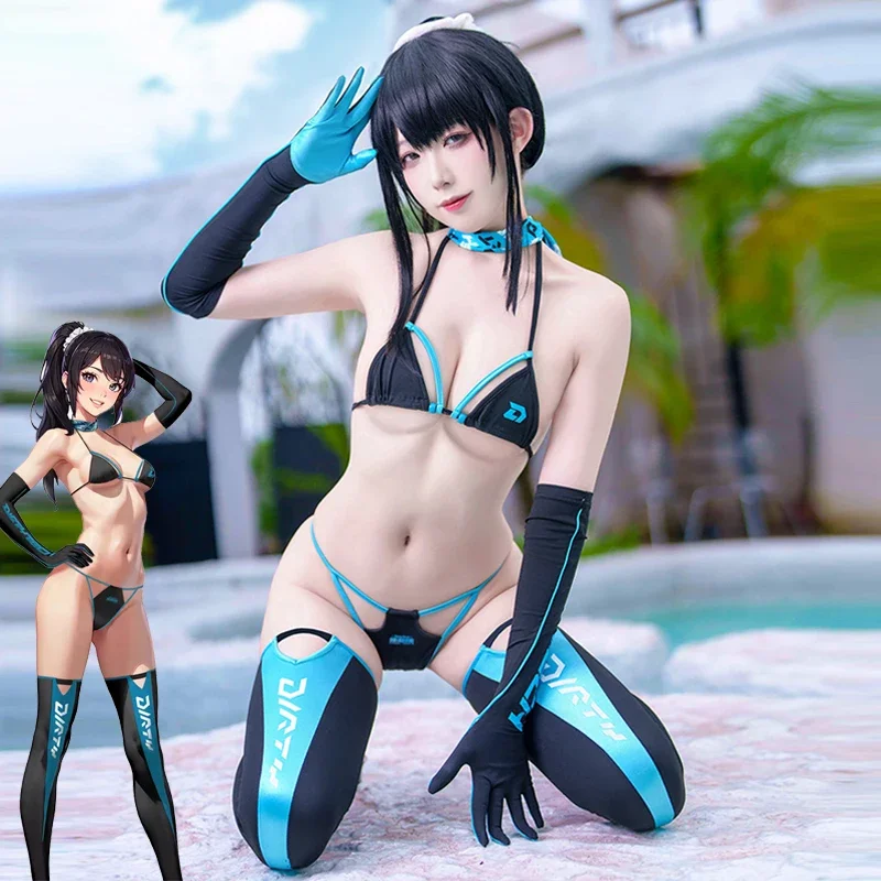 Women Sexy 5 Pieces Bikini Set - Anime Cosplay Bikini ulasan dan harga