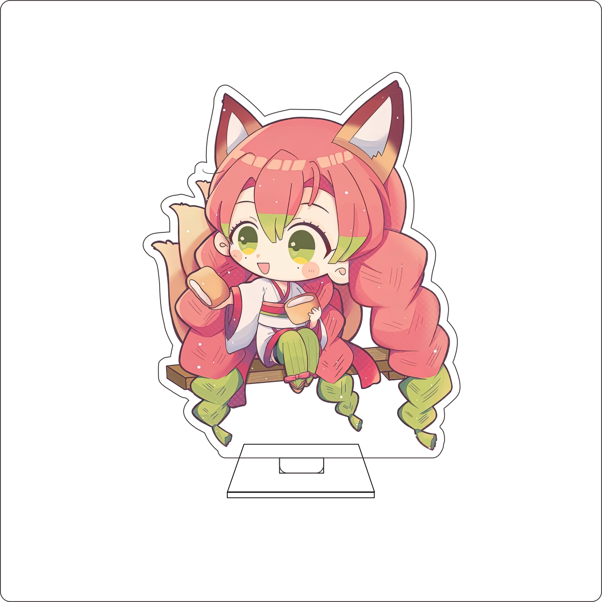 10CM Anime Demon Cosplay Cute  - Anime Cosplay Roleplay ulasan dan harga