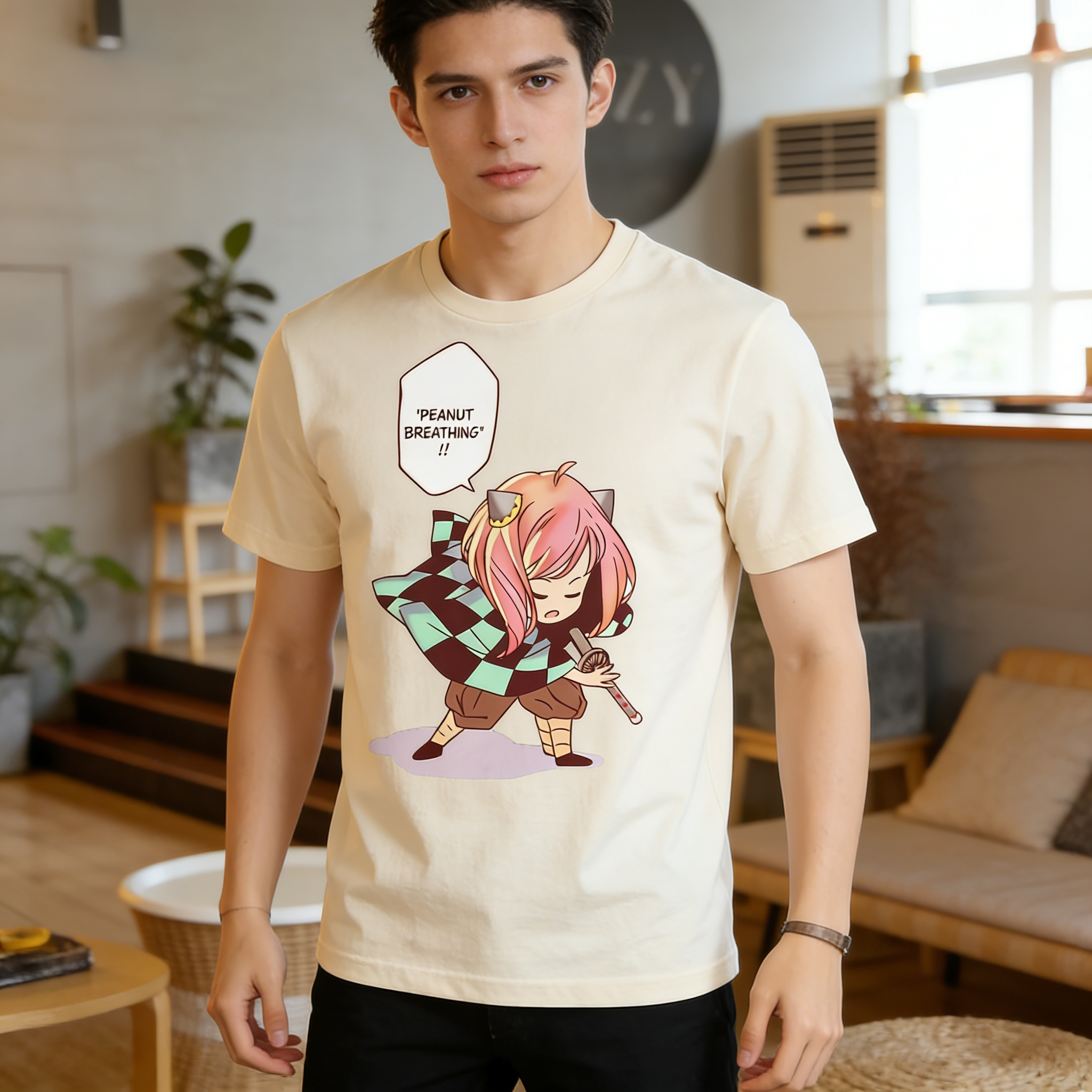 Men's Demon Slayer Anime T-Shi - Anime Cosplay Tanjiro ulasan dan harga