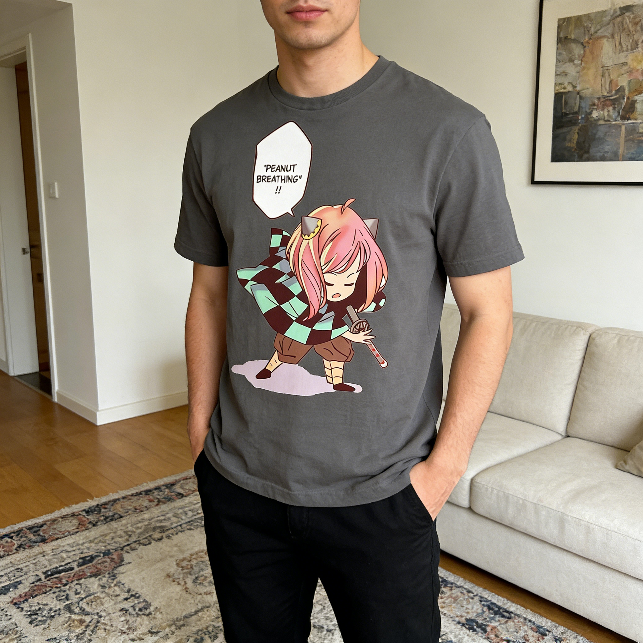 Men's Demon Slayer Anime T-Shi - Anime Cosplay Tanjiro ulasan dan harga