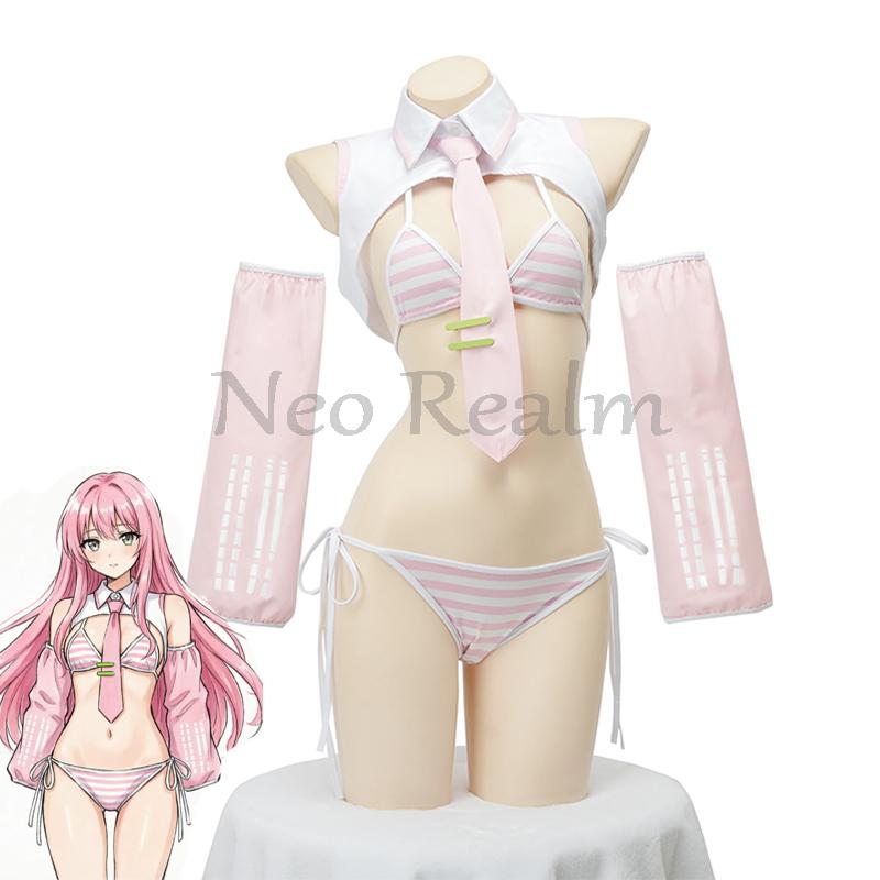 Anime  Miku Cosplay Pink Fanta - Anime Cosplay Bikini ulasan dan harga