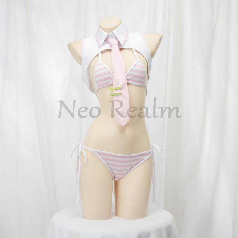 Anime  Miku Cosplay Pink Fanta - Anime Cosplay Bikini ulasan dan harga