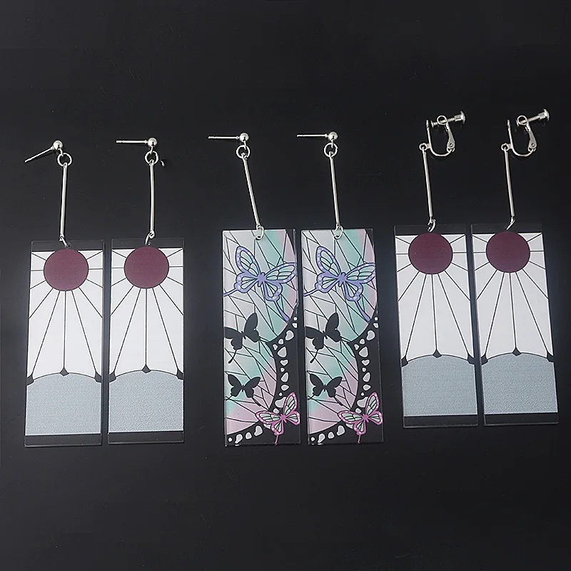 Anime Demon Slayer Earrings Ta - Anime Cosplay Tanjiro ulasan dan harga