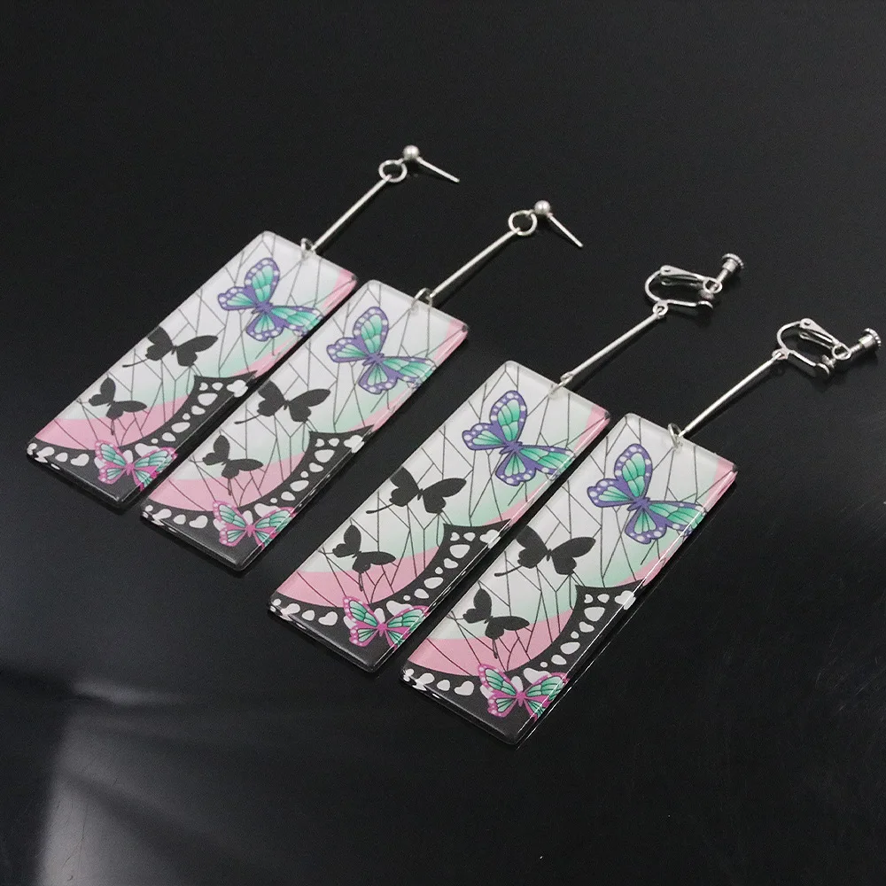 Anime Demon Slayer Earrings Ta - Anime Cosplay Tanjiro ulasan dan harga