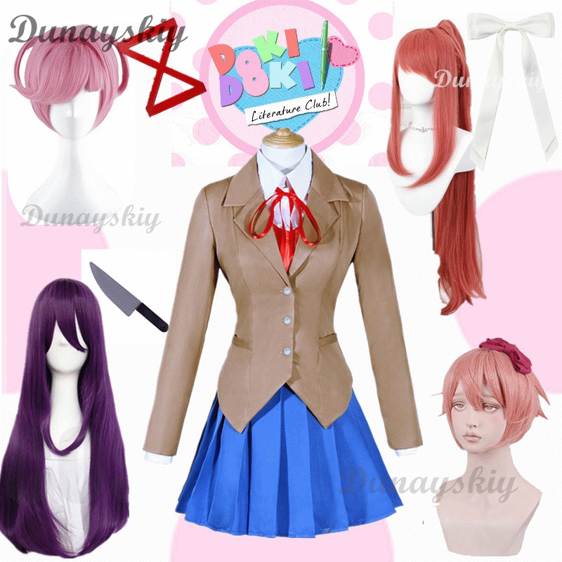 Game Doki Doki Literature Club - Anime Cosplay Kakegurui ulasan dan harga