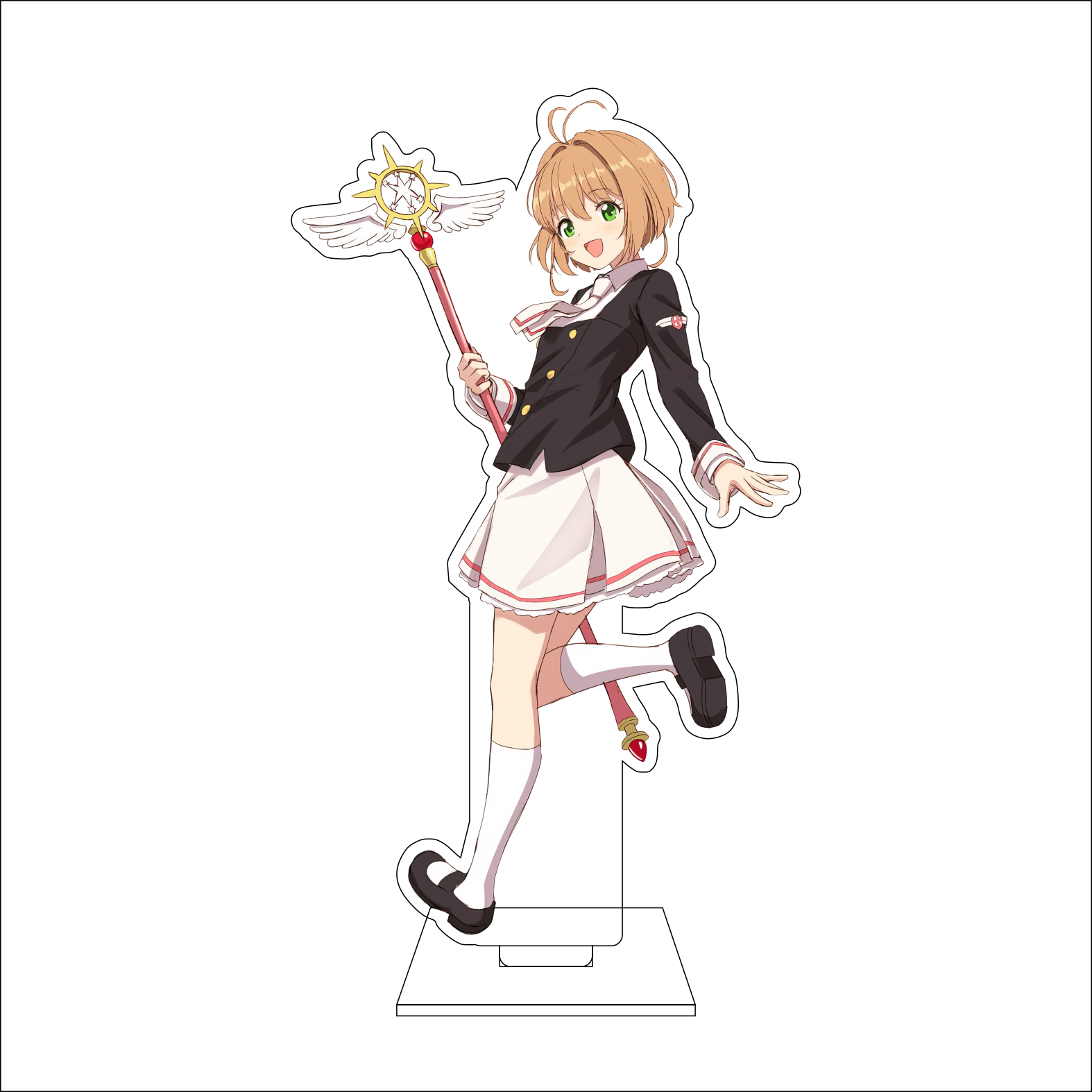 16CM Anime Cardcaptor Sakura C - Anime Cosplay Roleplay ulasan dan harga