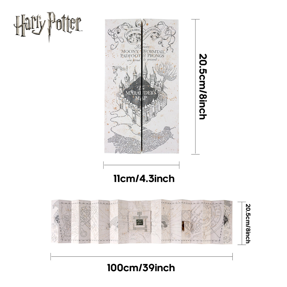 1PC Map Of The Marauder's Scho - Anime Cosplay Roleplay ulasan dan harga